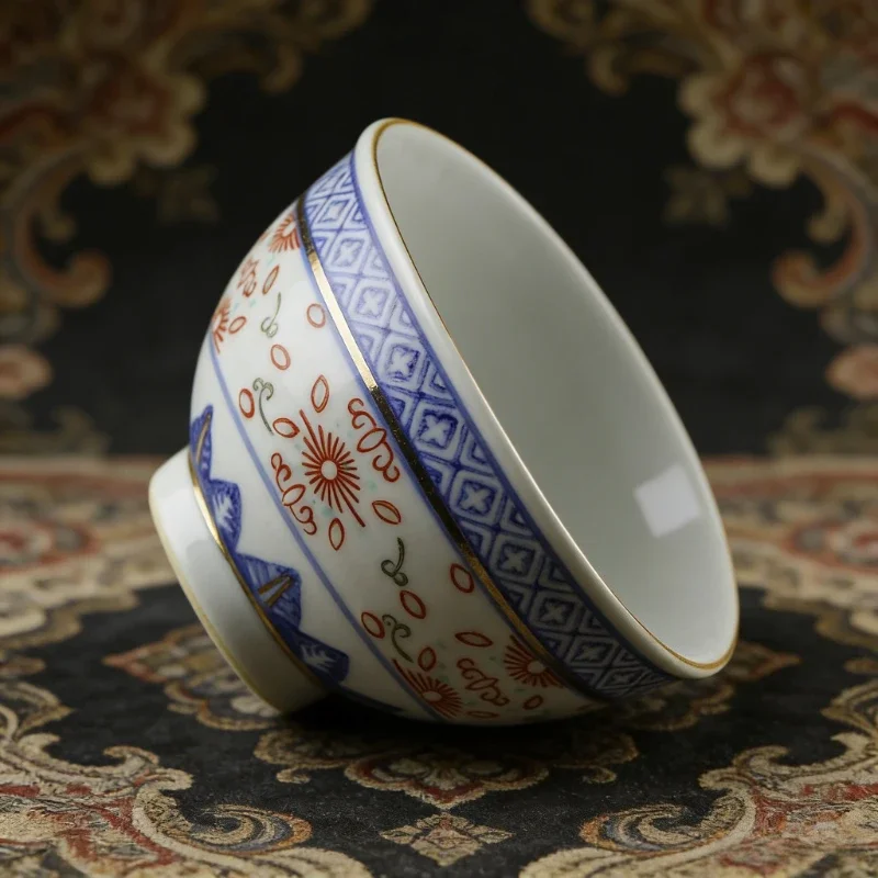 Jingdezhen Top Ten Porcelain Factories Classic Blue And White Exquisite Tea Cups Tea Bowls Underglaze Color Nostalgic Tea Cups
