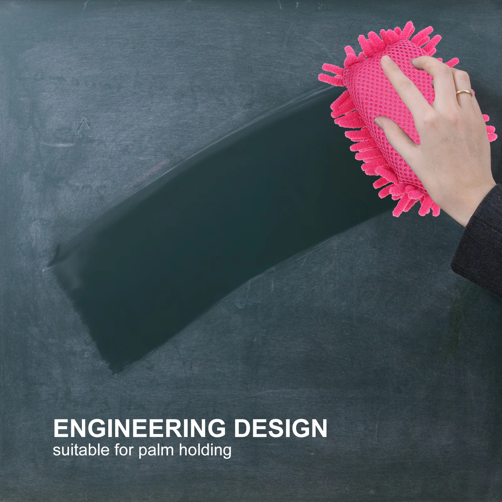 

2Pcs Cleaning Sponge Dry Erase Board Eraser Soft Non Scratch Surface Cleaner for Whiteboards Blackboards Classroom Office Car