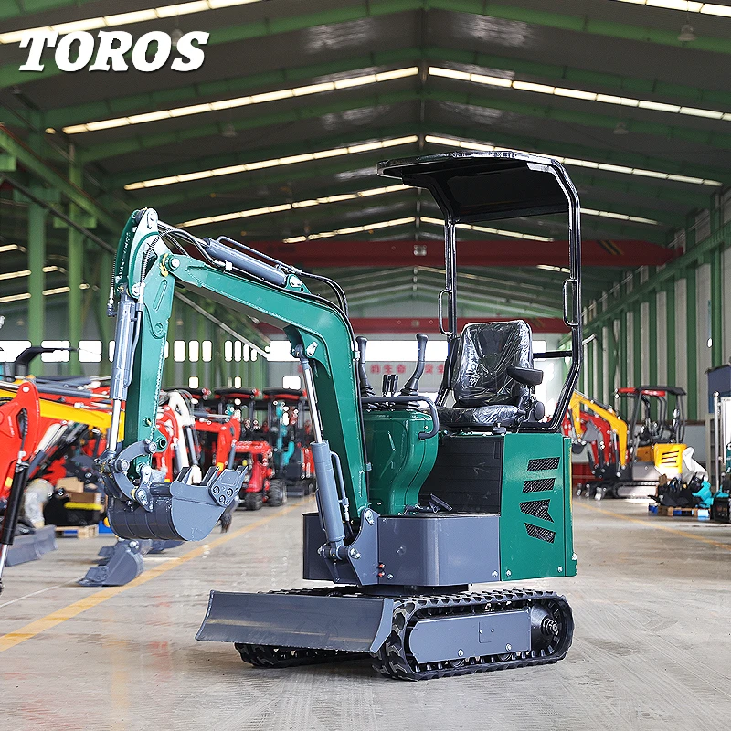 1 Ton Small Excavator Mini Digger Multifunction Household Mini Excavator Mini Hydraulic Crawler Bagger Recruit Agent