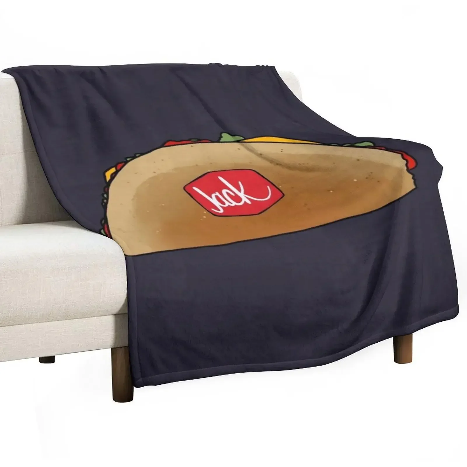 Jack in the box tacos Throw Blanket For Baby Summer Multi-Purpose Blankets