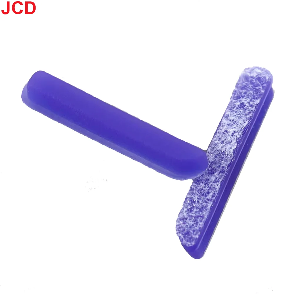 JCD 2sets Replacement For 3DS Console Upper Top LCD Screen Front Rubber Feet Cover Lower Button Back Cover Rubber