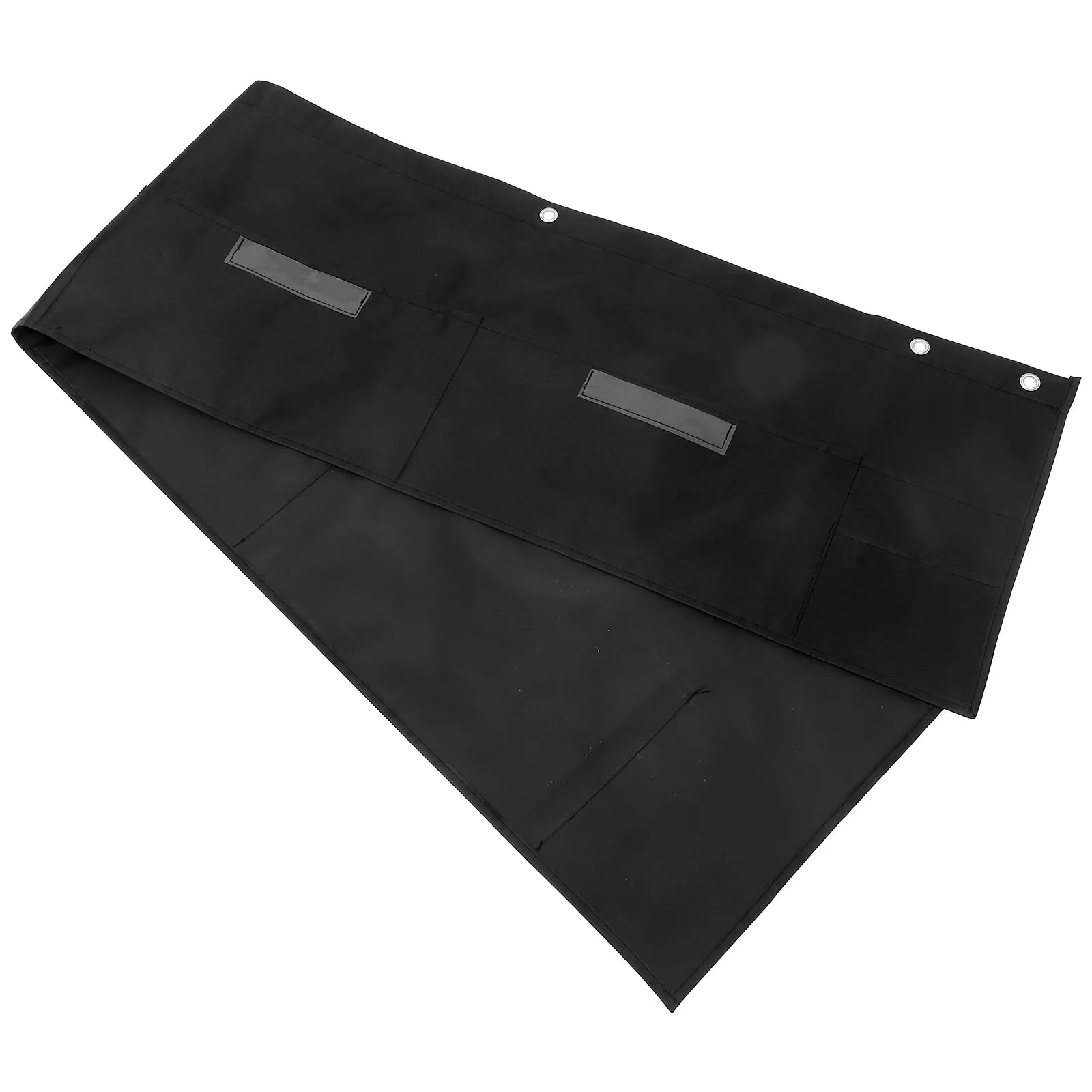 

Black Polyester PVC Wall Mount File ganizer 4 Pockets Classroom Office Storage No Fading Tear Resistance Hanging Folder