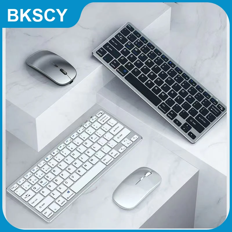 2.4G Wireless Keyboard Mouse Combo Teclado Bluetooth5.0 keyboard mice for Laptop PC IPad Macbook Notebook Ipad Mini Keypad