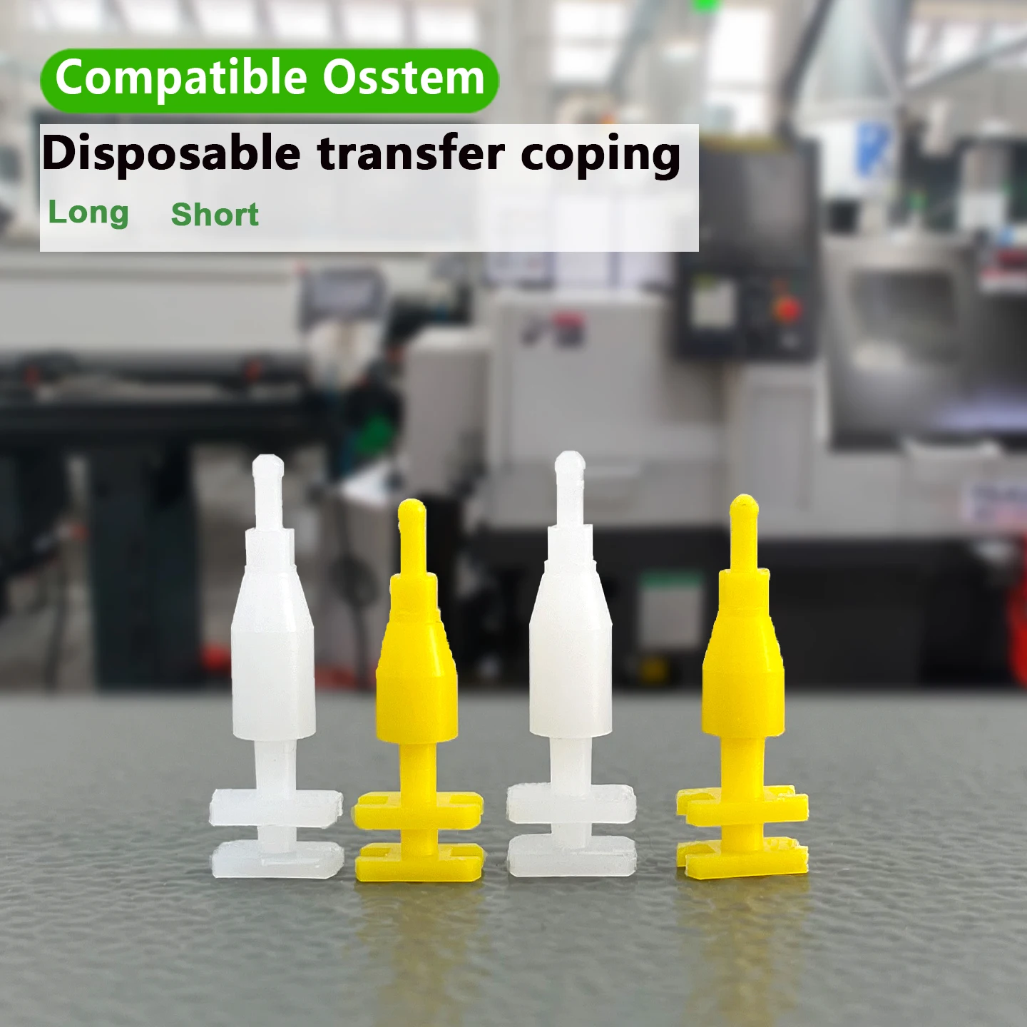 Dental Implant Transfer Coping Osstem Compatible Open Tray Disposable Plastic Impression Post OEM ODM Factory Stock 24H Shipping