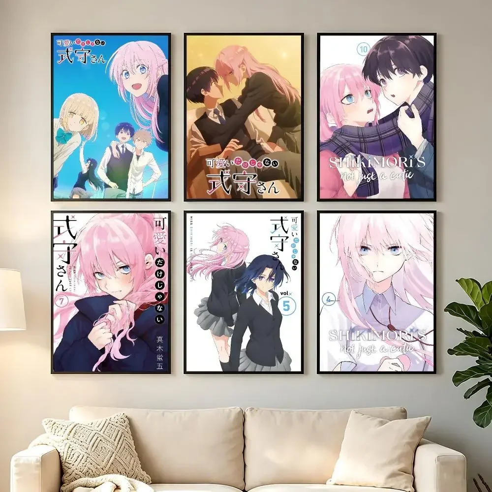 anime Shikimori’s Not Just a Cutie Poster HD Printing Comfortable and Fresh Style Wall Art Home Decor Living Room Cafe Gift