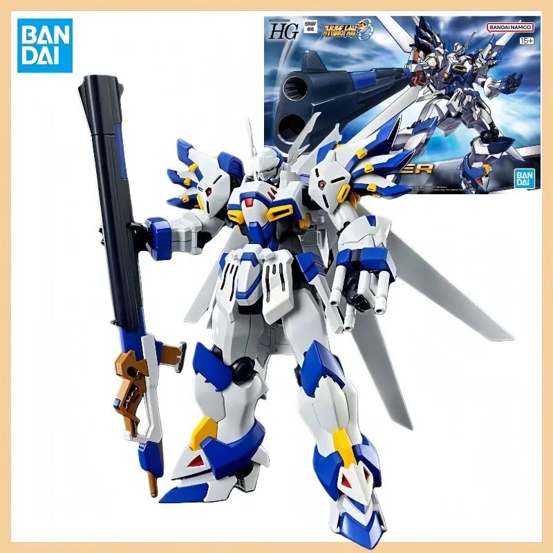 【Auf Lager】BANDAI Origina HG Super Robot Wars OG PTX-007-03C WEIß RITTER Mecha-montiertes Modellspielzeug zum Sammeln