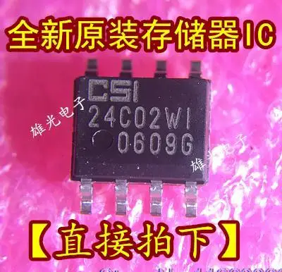 10PCS/LOT 24C02WI CAT24C02WI-GT3 24C02W1 SOP8 /