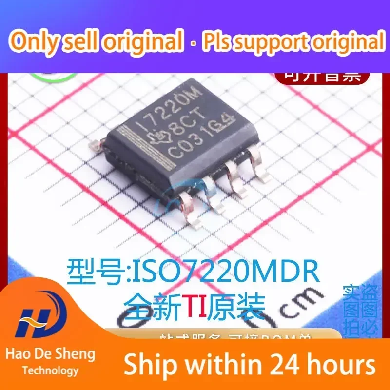 10PCS/LOT  ISO7220MDR   Logo I7220M SOP8  New  Original in Stock Power bank