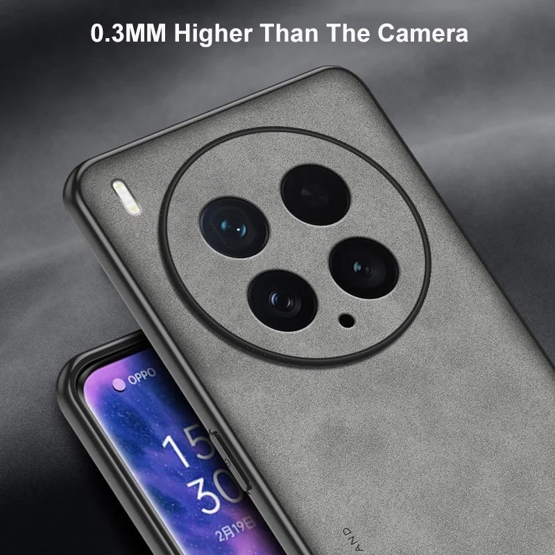 حافظة لهاتف Vivo X200 Ultra حافظة هاتف جلدية فاخرة من البولي يوريثان لهاتف Vivo X200 Ultra 5G غطاء خلفي من السيليكون مقاوم للصدمات حماية كاملة