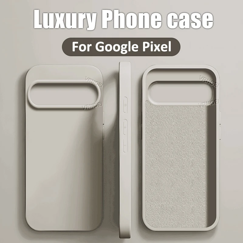 حافظة لهاتف جوجل بيكسل 10 8 9 برو XL 8a 7 Pro 7a غطاء خلفي ناعم مقاوم للصدمات لهاتف Pixel 6 10 Pro 6a ملحقات حافظة