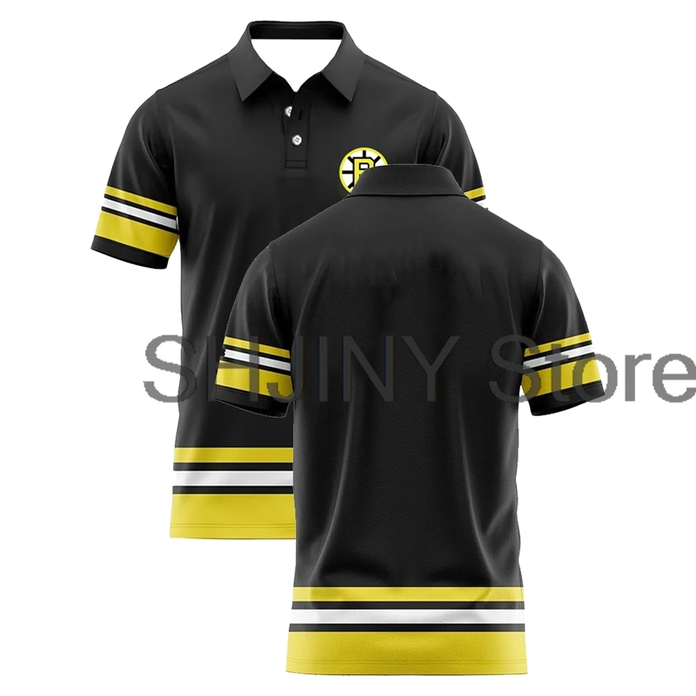 

Happy Gilmore 2 Jersey Shirts Turn-down Collar Short Sleeve T-shirt Women Men Outdoor Streetwear Tops