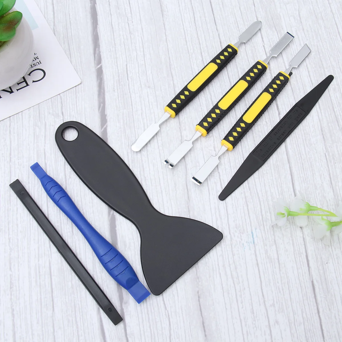 

7Pcs Universal Phone Repair Tool Kit Mobile Computer Tablet Scraper Crowbar Set Maintenance Opening Disassemble Repair Tools