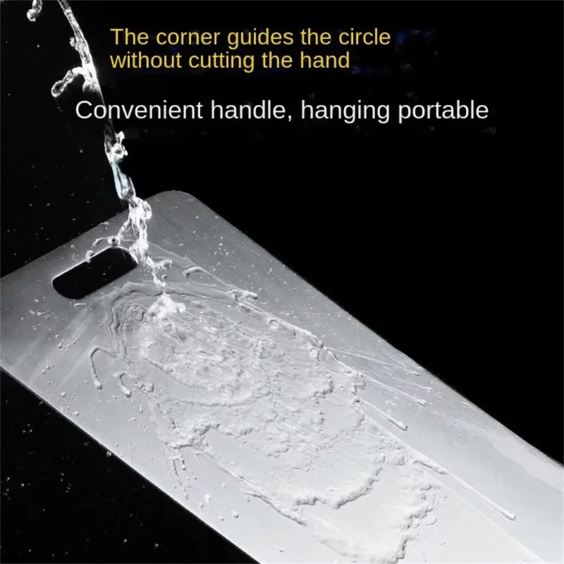 

304 Stainless Steel Panel And Chopping Board 4 Size Kitchen Kneading Dough Board Household Thickened Double Sided Cutting Board