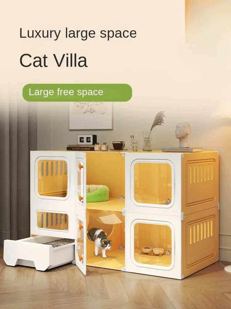 

Cat caget integrated household indoor large free space house cabinet villa