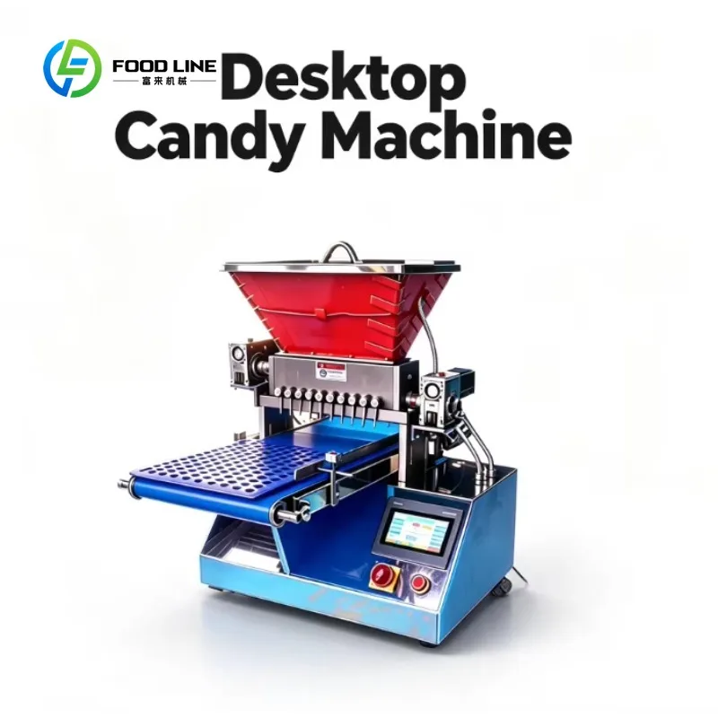 Customized Semi Automatic Desktop Candy Depositing Machine Gummy Vitamin Hard Round Polished Candy Making Tabletop Depositor