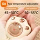 

Hand Warmer Cute Cat Paw Rechargeable Built-in Battery Students Adult Winer Fast Usb Heater Camping Office School