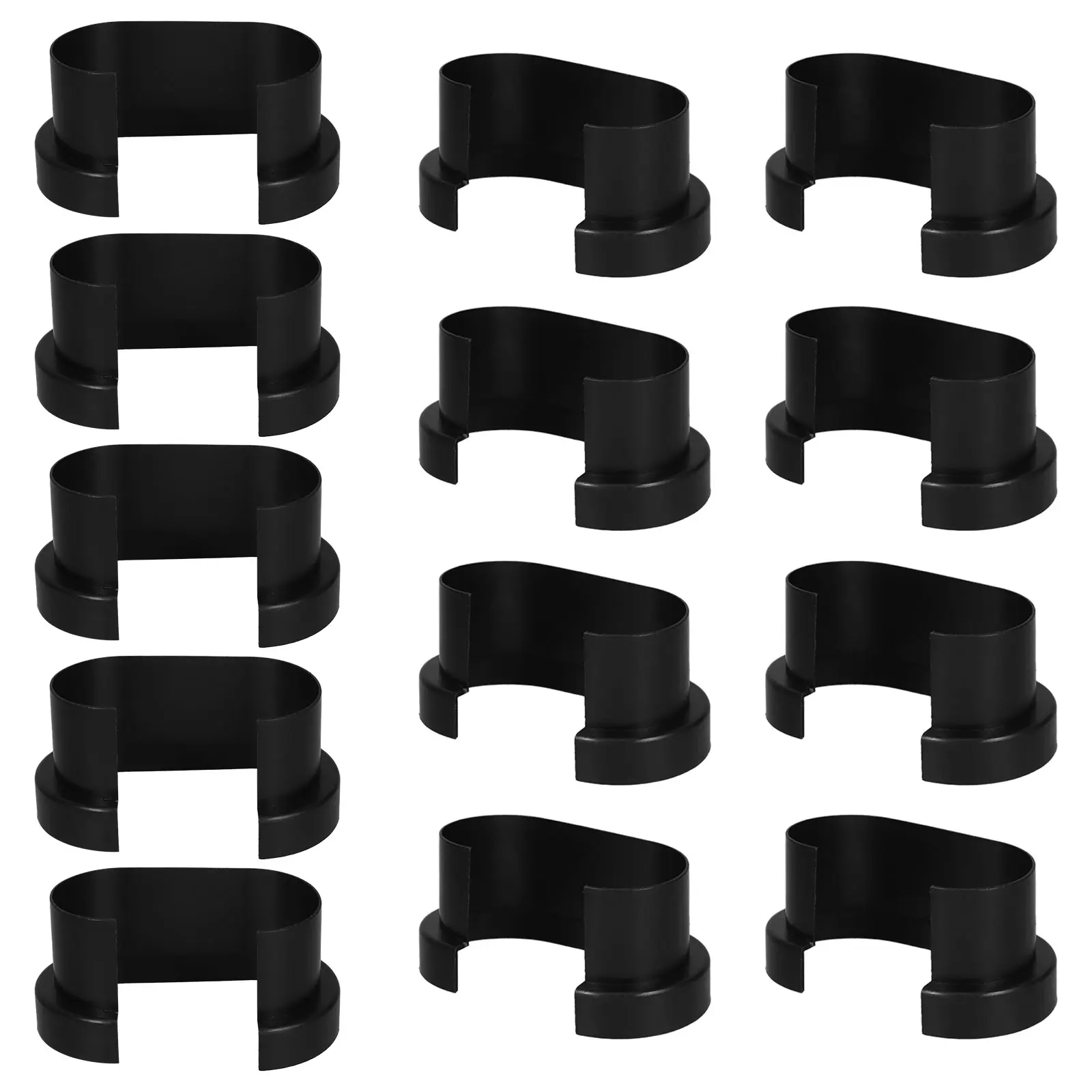 

20pcs Fence Post Caps Decorative Railing Cover Weather Resistant Oval Shape Protector Traffic Guardrail Balcony Garden School