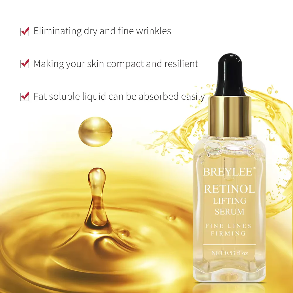 BREYLEE Bestseller Retinol Lifting Serum 17ML Aufhellende Feuchtigkeitscreme Hautpflege für Alle Hauttypen – Detail 4