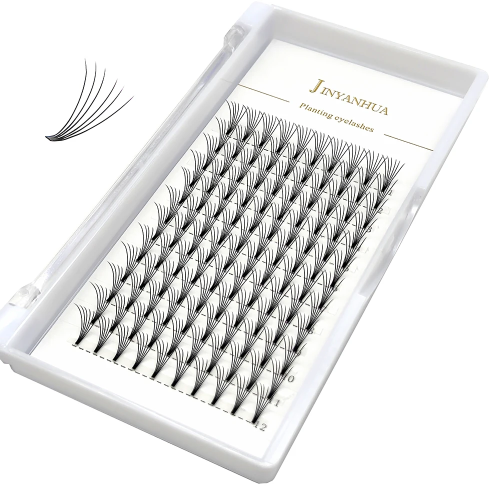 2d/3d/4d/5d Fluffy False Eyelash HandMade Mink Natural Eyelashes Premade Fan Eyelashes Extensions Pre Made Volume Fans Wholesale