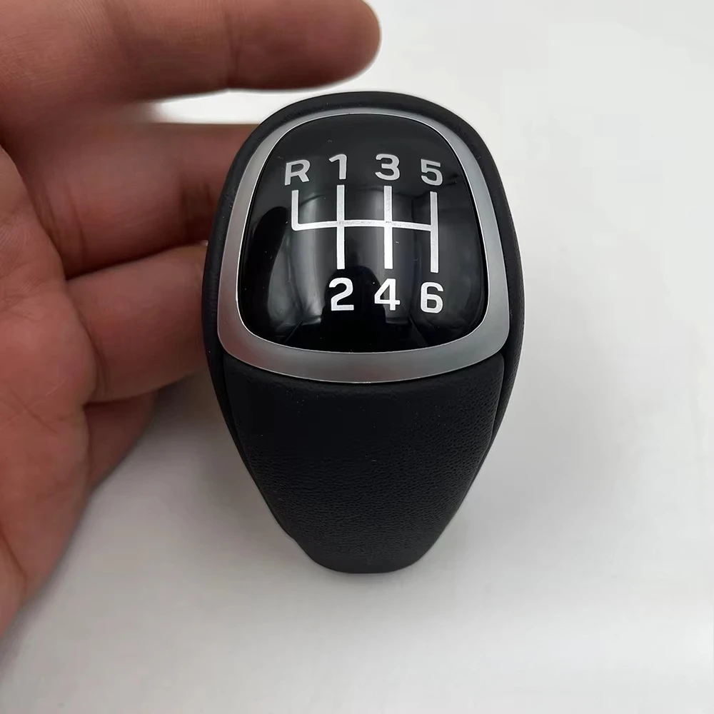 Flame King M/T 6 Speed Gear Shift Knob for Santa Fe Sports 2013-2016 437112W200 Manual Leather Gear Shift Knob