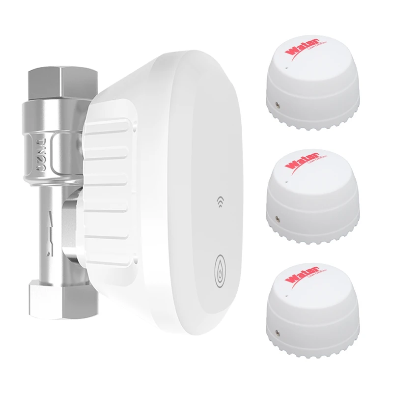 FFYY-Tuya Wifi วาล์วน้ําเชื้อเพลิง Flow Rate Meter Smart Life น้ํารั่ว Detection Alarm สําหรับ Alexa Google