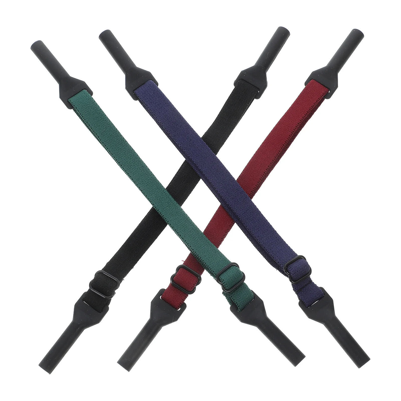 

4pcs Adjustable Anti Slip Glasses Rope, Floating Eyeglass Straps For Sports Outdoor Activities, Sunglasses Lanyard For Men Women