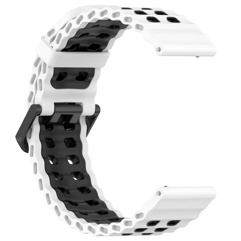 22 mm atmungsaktives Silikonband für Amazfit T-Rex3 Pro 48 mm Armband für Amazfit Cheetah Pro/Round/Helio/Balance 2/GTR 4 3 2/Bip 6 5 – Detail 3