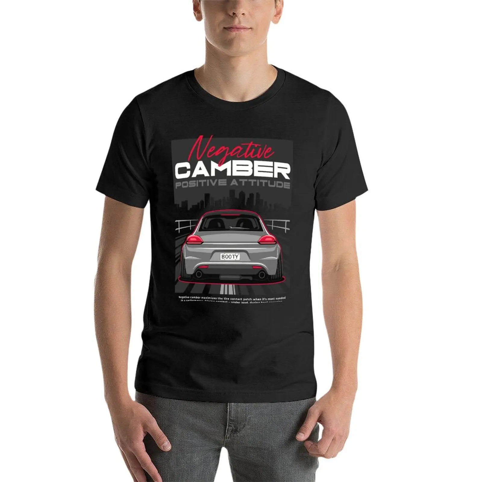 Scirocco Car Negative Camber T-shirt customizeds vintage clothes boys whites hippie clothes t shirt men