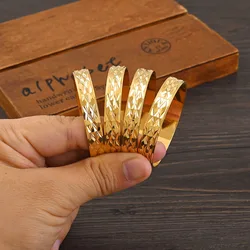 45MM Inner Gold Color Small Bangle for Girls/Baby/Kids Charm Gypsophila Bracelet Jewelry Child Christmas Gifts