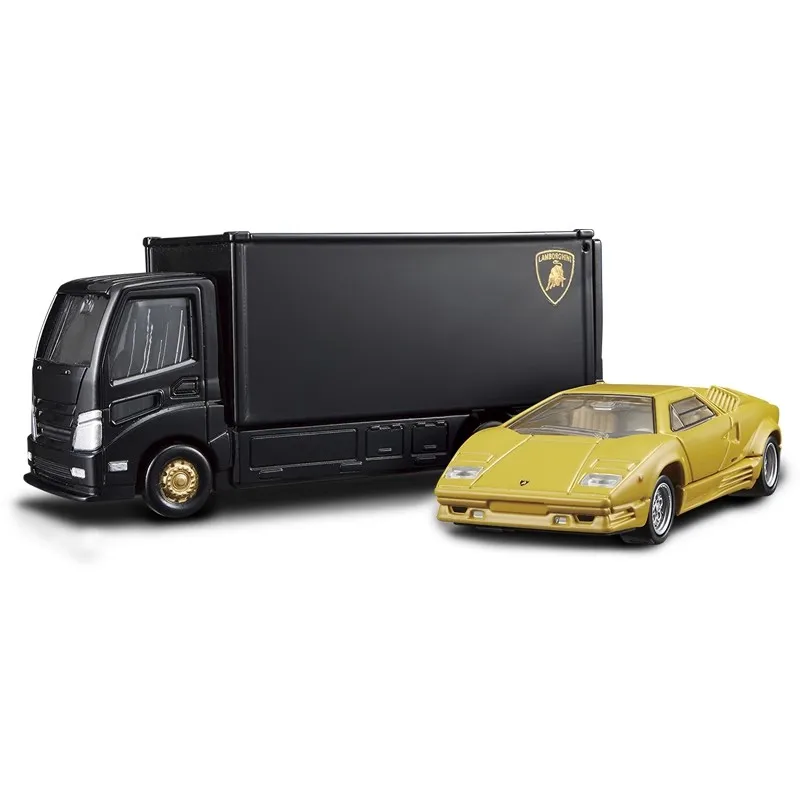 TAKARA TOMY Truck Transport car Lamborghini Honda NSX Nissan diecast alloy car model Collection Display pieces children's toys.