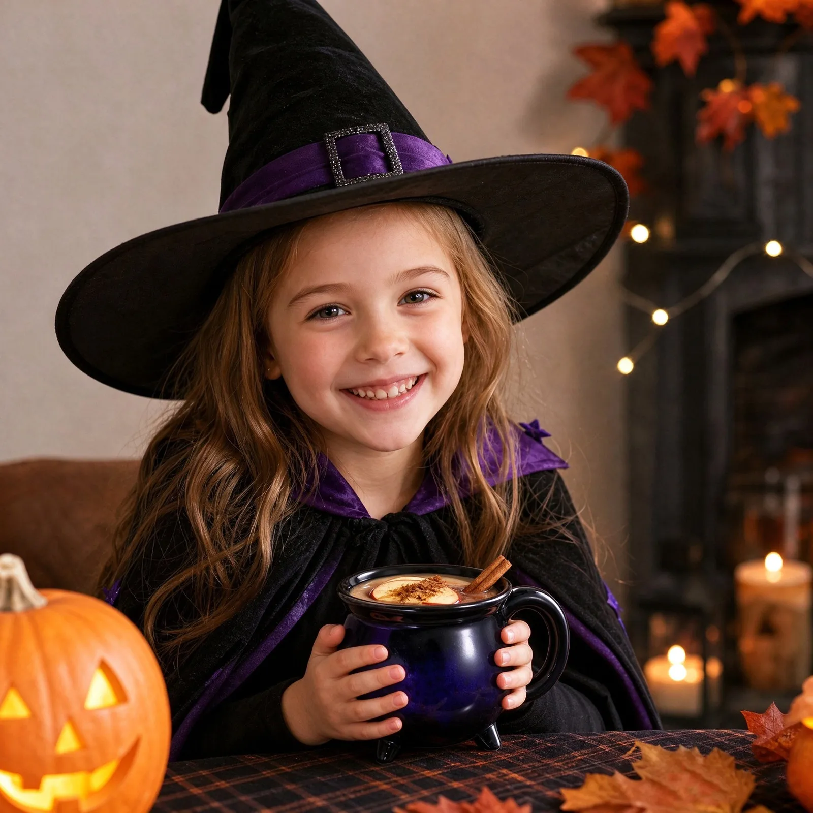 Ceramic Tea Cup For Mug For Coffee Fall Mug Halloween Witch Cauldron 375Ml Novelty Drinkware Dishwasher Safe