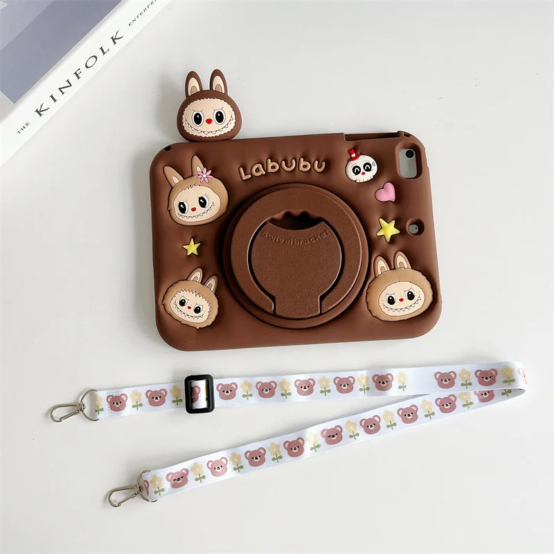 Capa infantil de silicone macio com rotação 360 para Infinix Xpad 11 2024 11 polegadas com suporte para lápis