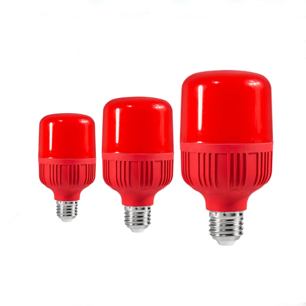 Red Power LED Bulb Lamp Brightness Spotlight Decor Lanterns Lighting E27 AC110-220V