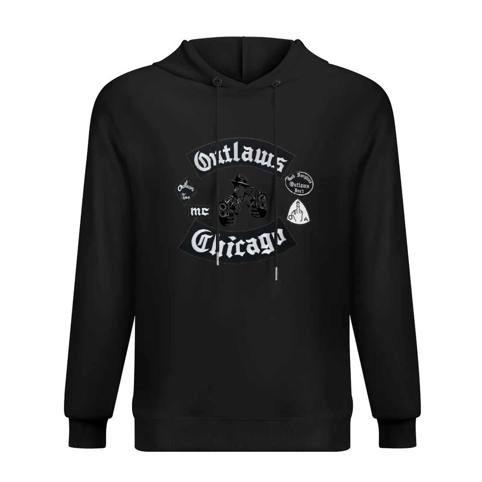 

CHICAGO OUTLAWS MOTORCYCLE CLUB Hoodie men's clothing autumn jacket men korean style clothes fashion men mens hoodies
