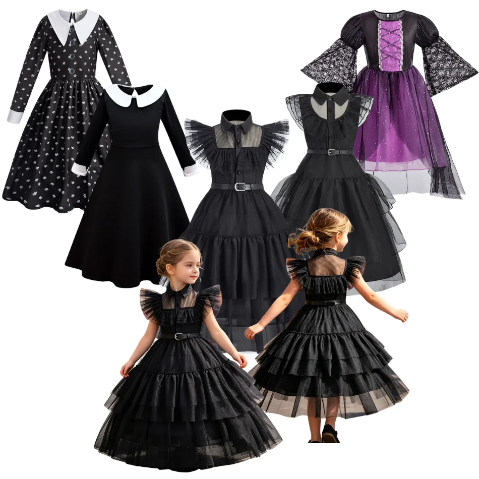 Baby Clothing Checklist - Neue Kinder-Geburtstagsparty Gothic-Prinzessinnenkleider Babykleidung Mädchen Halloween