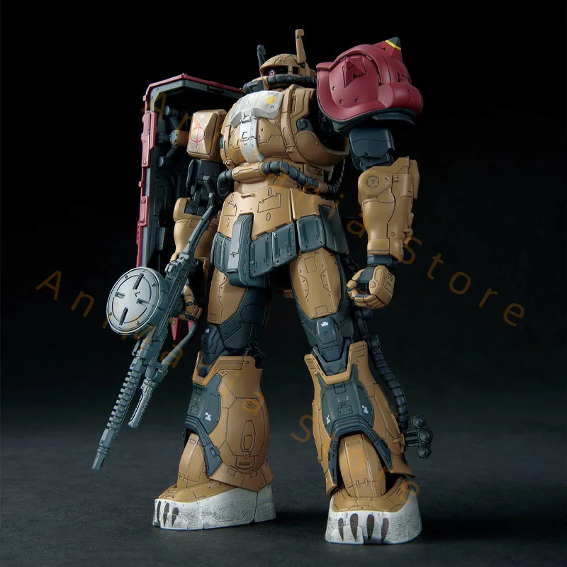Bandai Original GUNDAM HGUC MSGG POLICE ZAKU RFV 1/144 Anime Action Figure Montaż Model Zabawki Kolekcjonerskie Model Ozdoby Prezenty