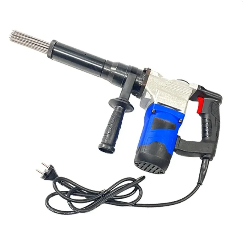 1100W Needle Derusting Gun Electric Jet Chisels Hand-Held Electric Needle Scaler Rust Removal Cleaning Machine New