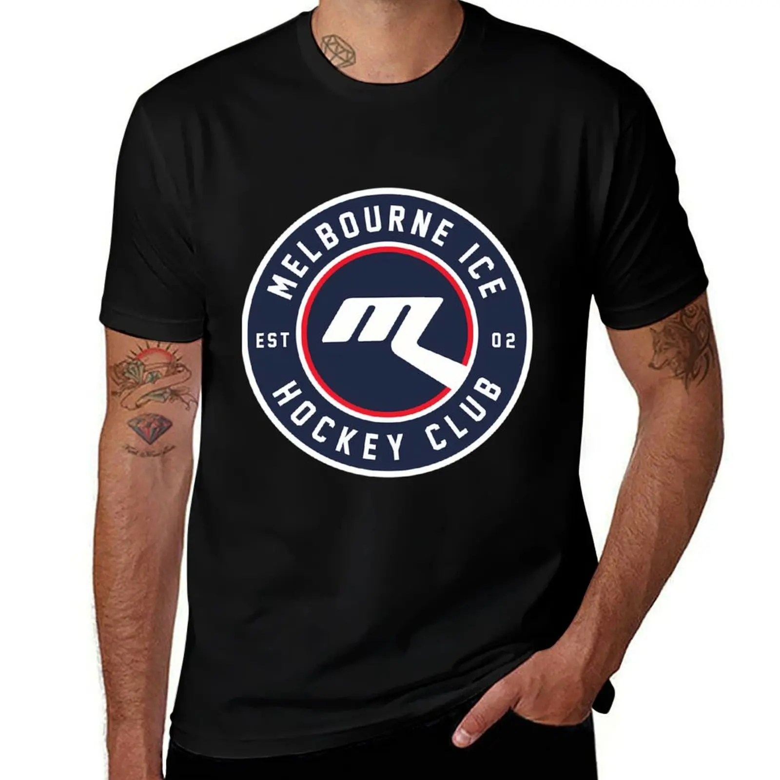 

Melbourne Ice Hockey Club T-Shirt printed t shirts for man funny t shirts cotton cotton t shirt man T-Shirt