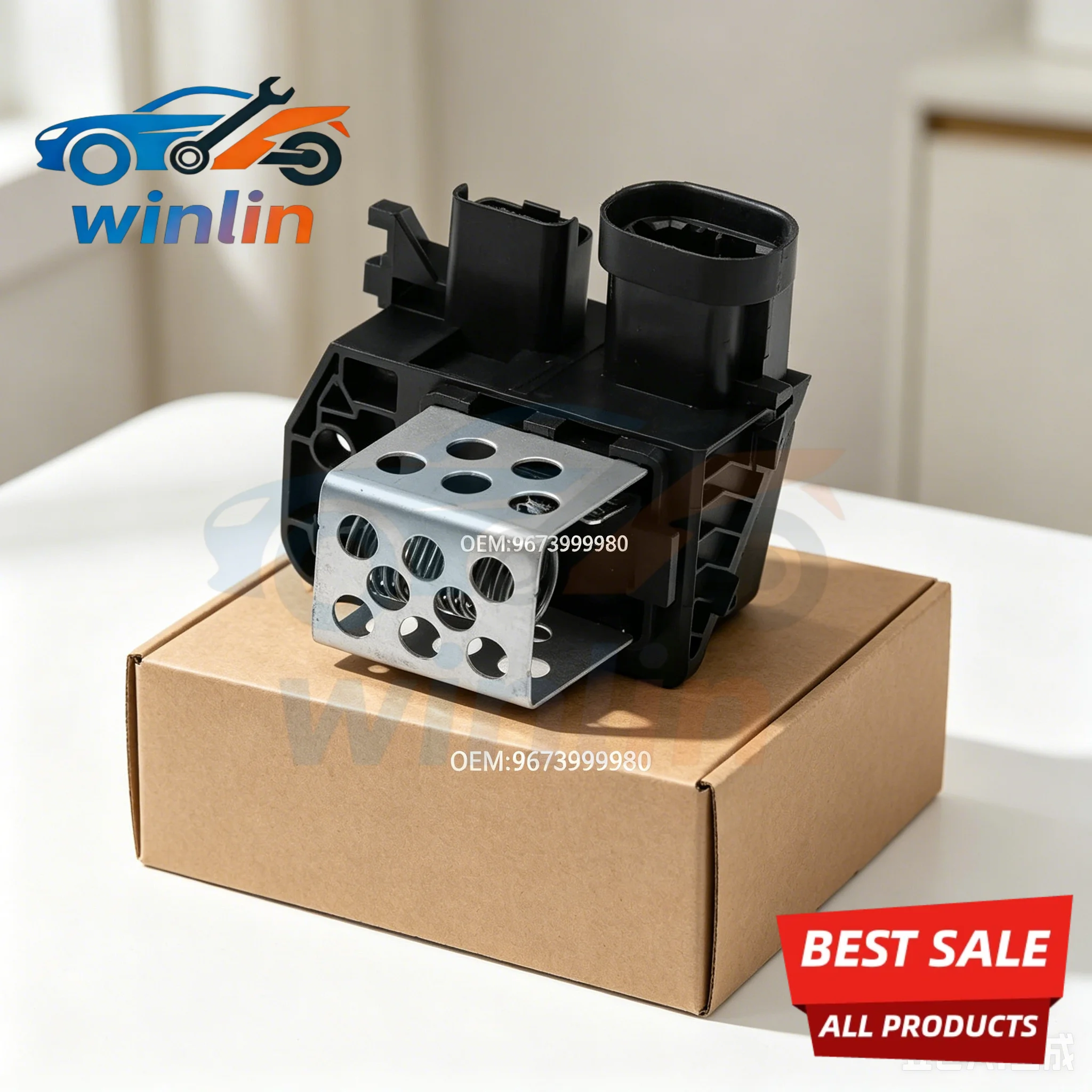 9673999980 Radiator Fan Control Module Relay Resistor for Peugeot 308CC 308SW RCZ Citroen DS5 DS6 DS 5LS