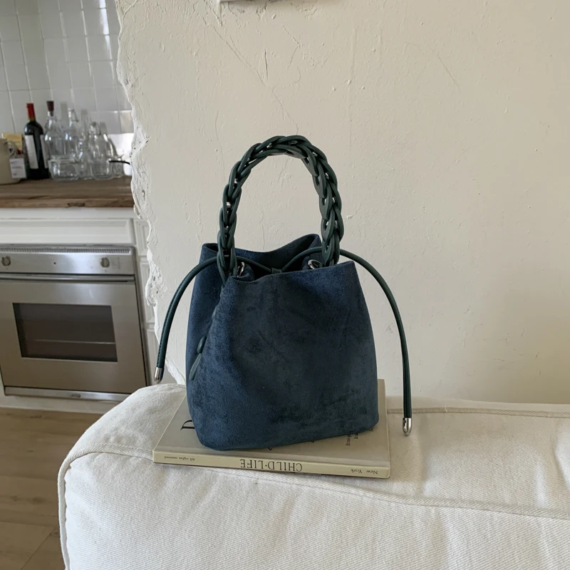 

Осенне-зимние женские красные сумки, французская текстура, искусственная замша, сумки через плечо на одно плечо, шикарный элегантный вечерний мини-клатч