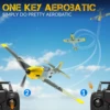 BF109 RC 비행기 2.4G 4CH 400mm 날개 길이 원 키 곡예 원격 제어 항공기 RTF 761-11 EPP 폼 RC 전투기 4