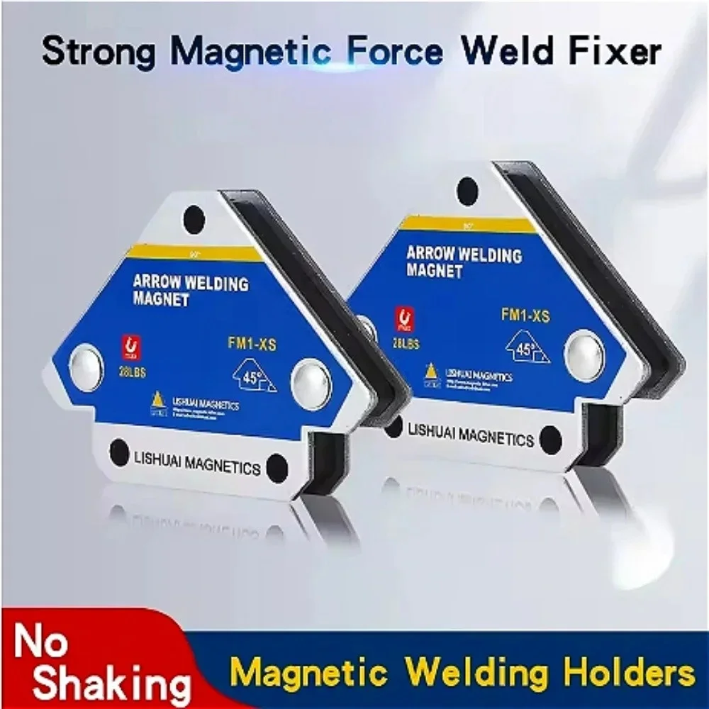 1/2/4Pcs 12.5KG Magnetic Welding Holders Strong Magnetic Force Weld Fixer Auxiliary Locator Tools Weld Positioner Weld Bracket
