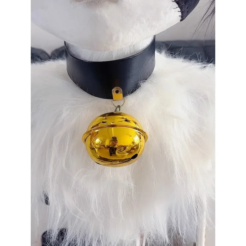 

Furry Animal Necklace Bell Leather Animal Cub Decoration Fursuit Accessories