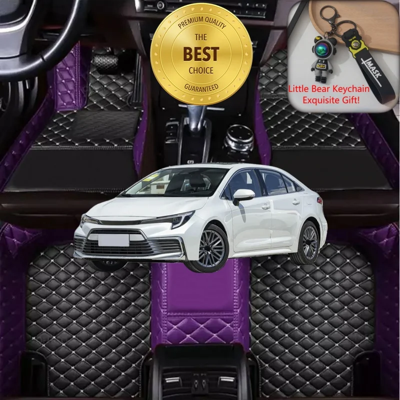 Customized Fit for Toyota Levin GT E210 Car Floor Mats Luxury Car Accessories  Auto Carpet Liner Mats Rugs Left/Right-hand Drive