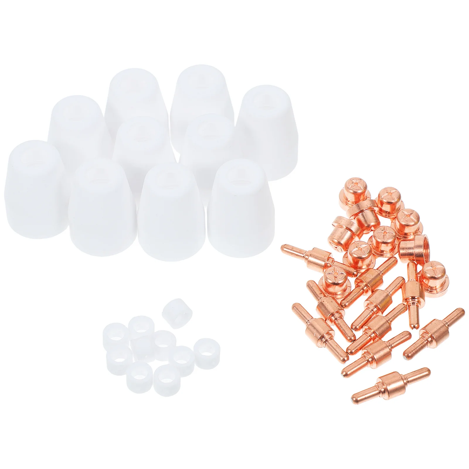 Kit de accesorios de corte por Plasma, 40 Uds., cubierta protectora de boquilla Lg40, juego de difusor para consumibles de cortador de Plasma de alta temperatura