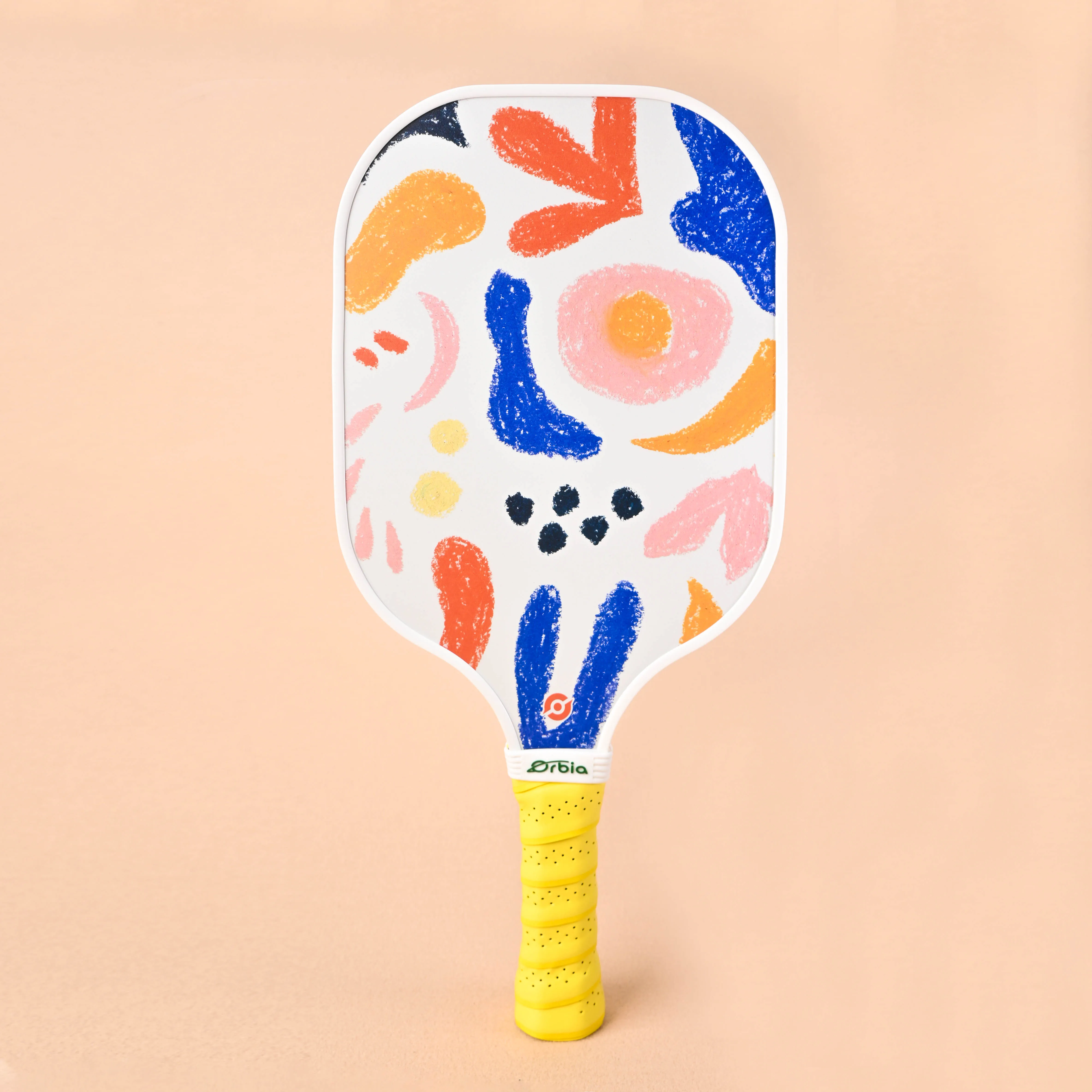 

Orbia Crayon Drawing Design Pickleball Sports Comfortable Handle Pickleball Paddle Fit Most Hands Racket for Outdoor Sports
