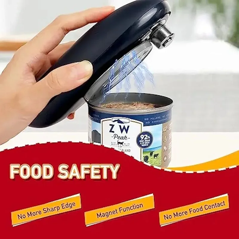 One Touch Can Opener Electric Can Opener Electric Can Opener Automatic Jar Bottle Machine Portable Kitchen Opening Opener Tool