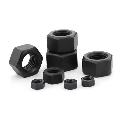 Imagen 1 del producto Tuerca hexagonal DIN934, 1/2/5/10/20/25/50, acero de grado 8,8 negro, M1.4, M1.6, M2, M2.5, M3, M3.5, M4, M5, M8, M10, M12, M14, M16, M18, M20, M24