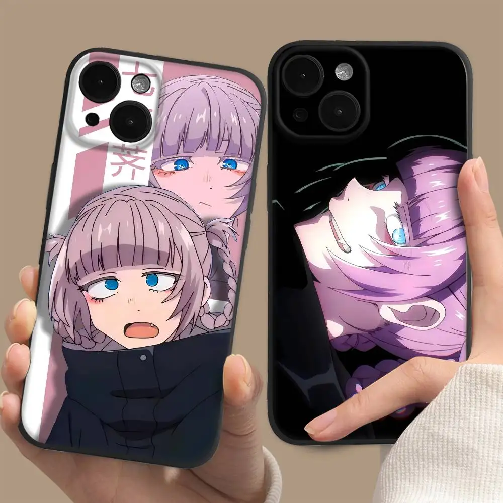 فتاة لطيفة أنيمي C-CALL OF THE Night لهاتف Apple iPhone 17 16,15,14,13,12,11,Pro,Max,Mini Wave Oil Back Short #3