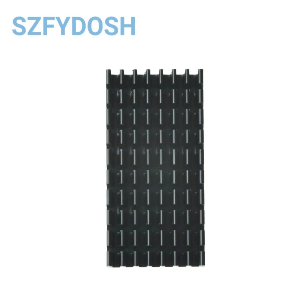 Heatsink Radiator Cooler Radiator 50x25x10MM High Quality Black Slot Heat Sink 